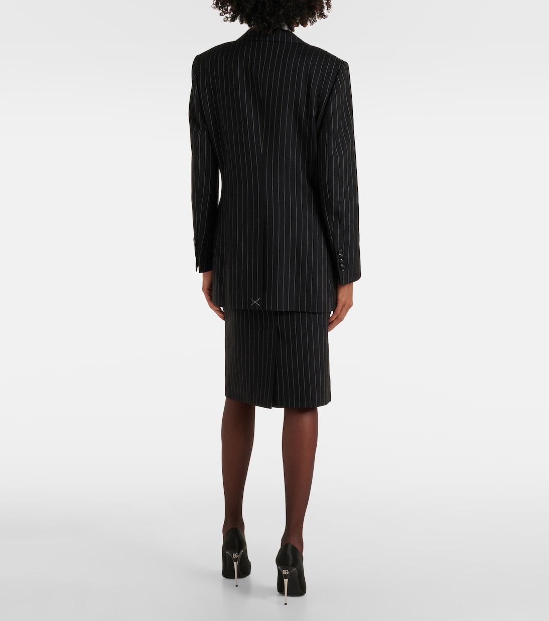 Blazer gessato in lana vergine | Dolce&Gabbana