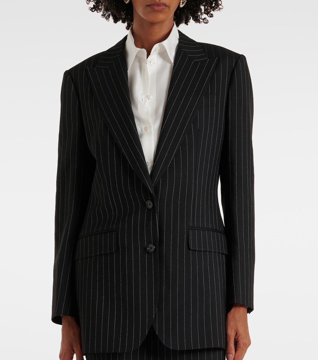 Blazer gessato in lana vergine | Dolce&Gabbana