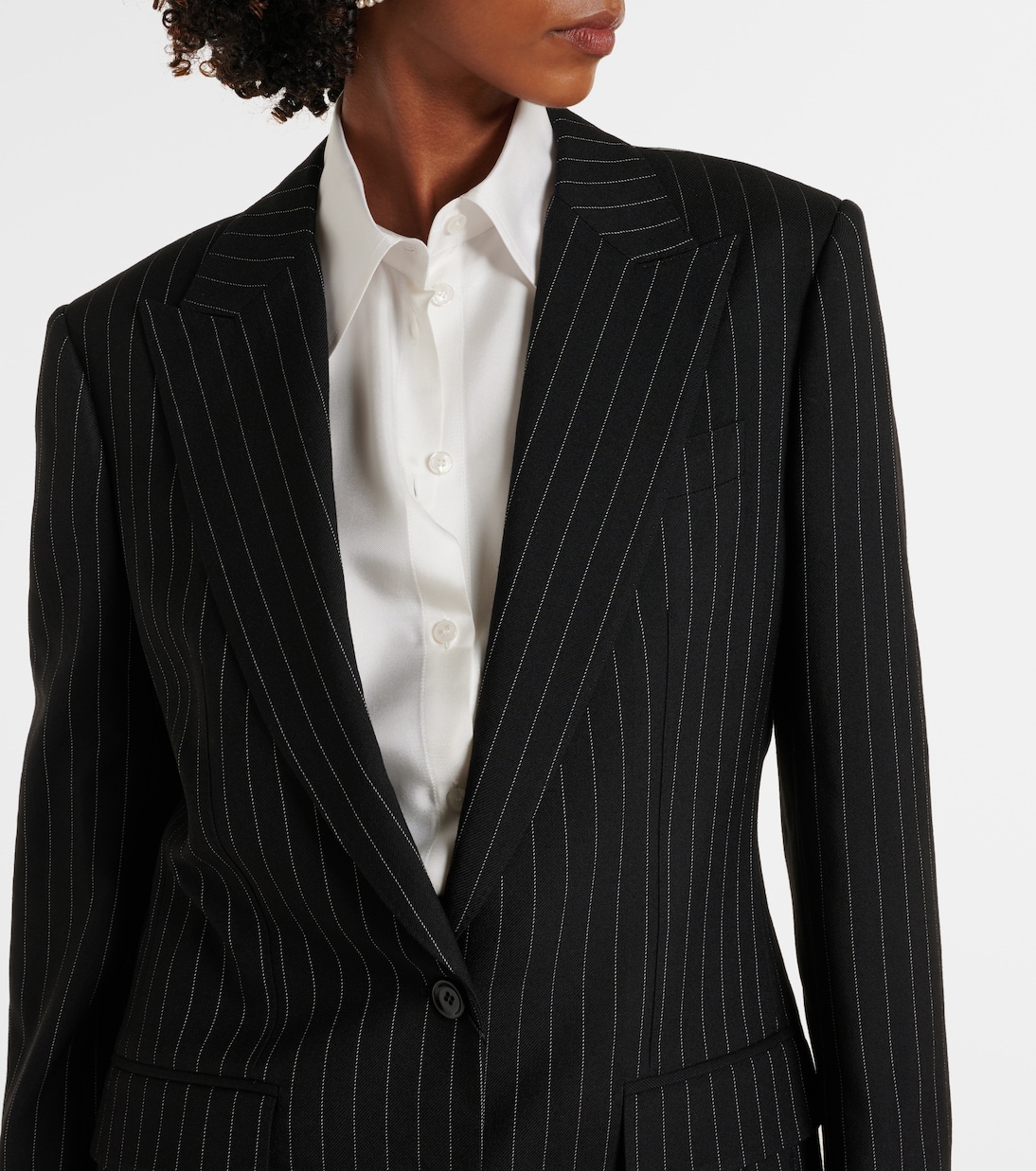 Blazer gessato in lana vergine | Dolce&Gabbana