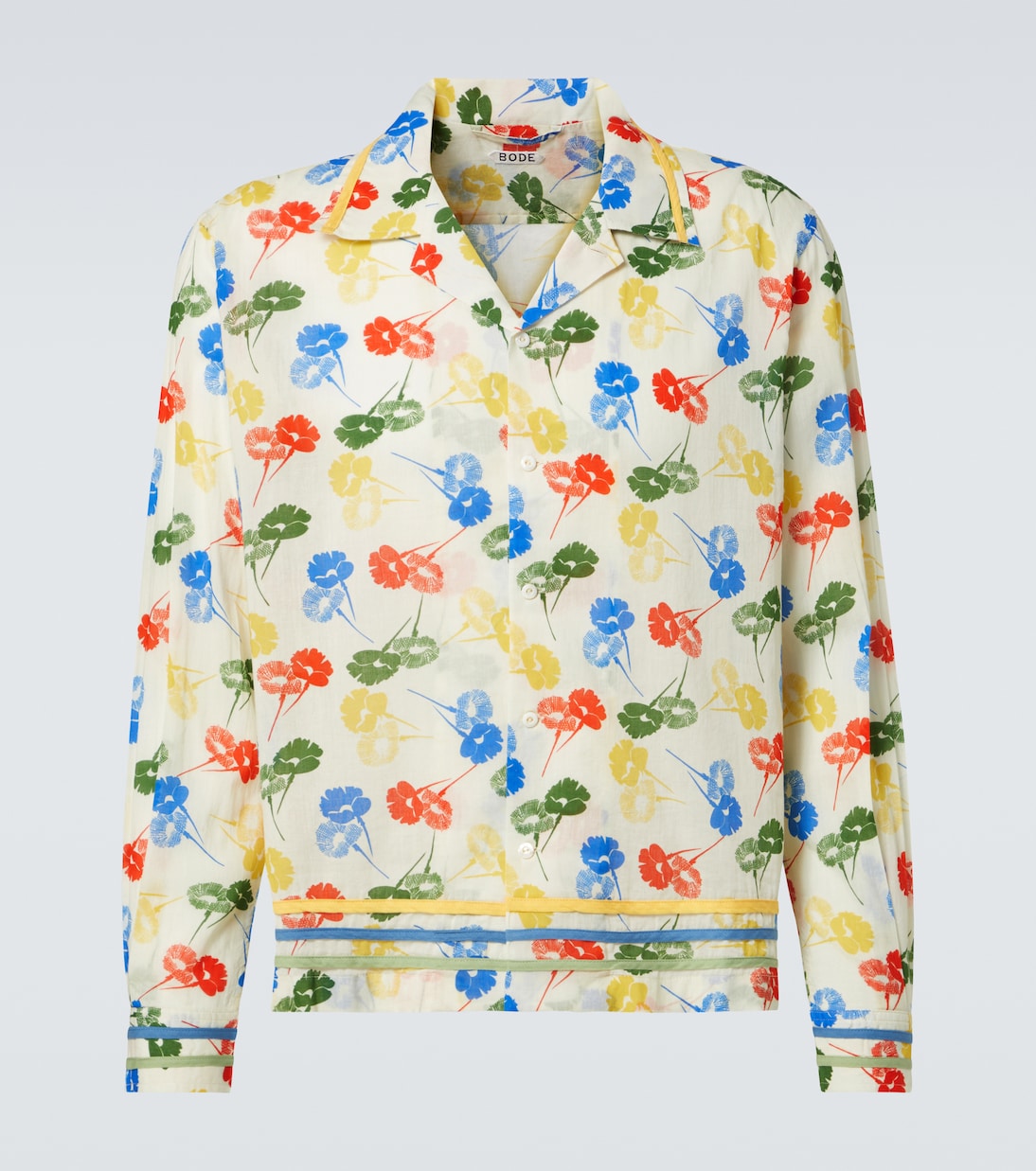 Camicia in cotone con stampa | Bode