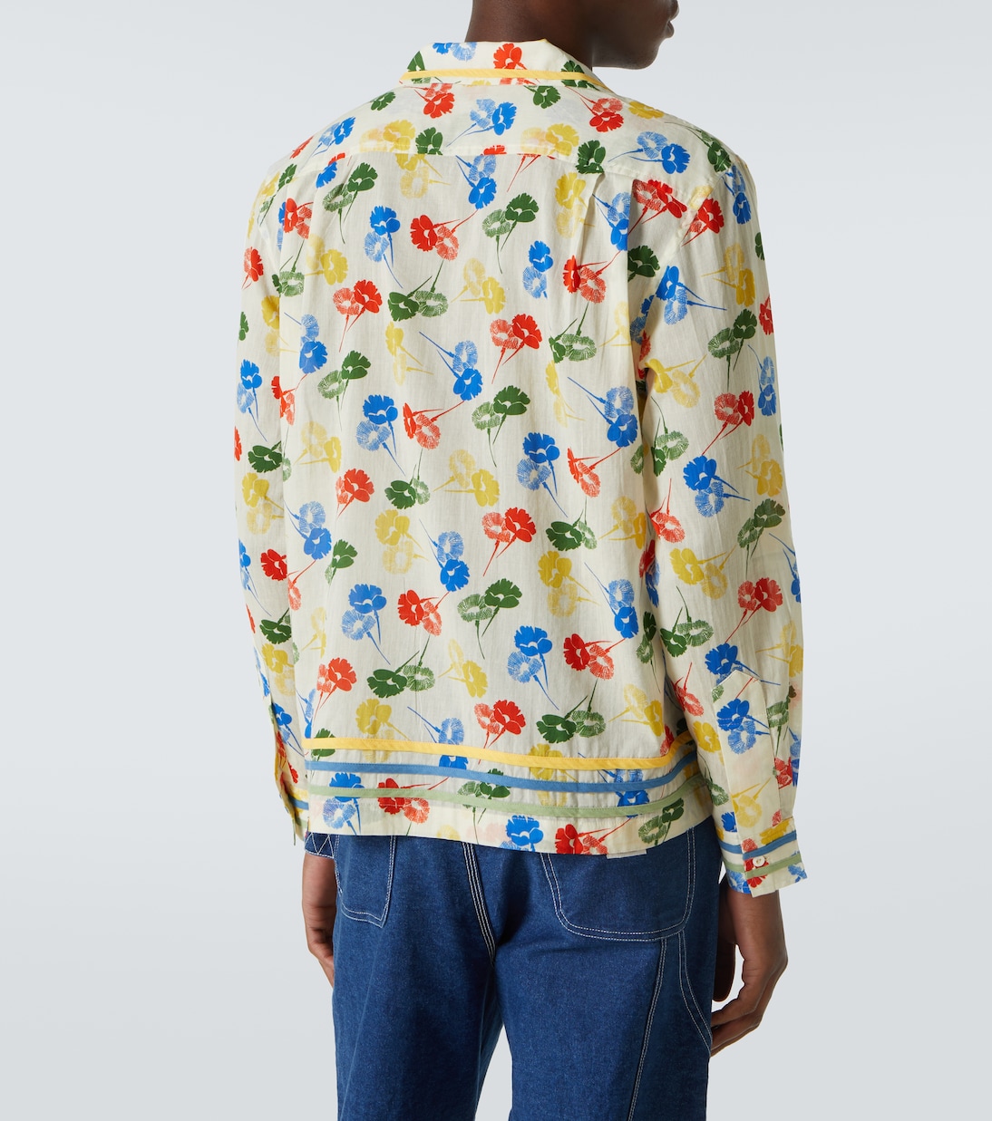 Camicia in cotone con stampa | Bode