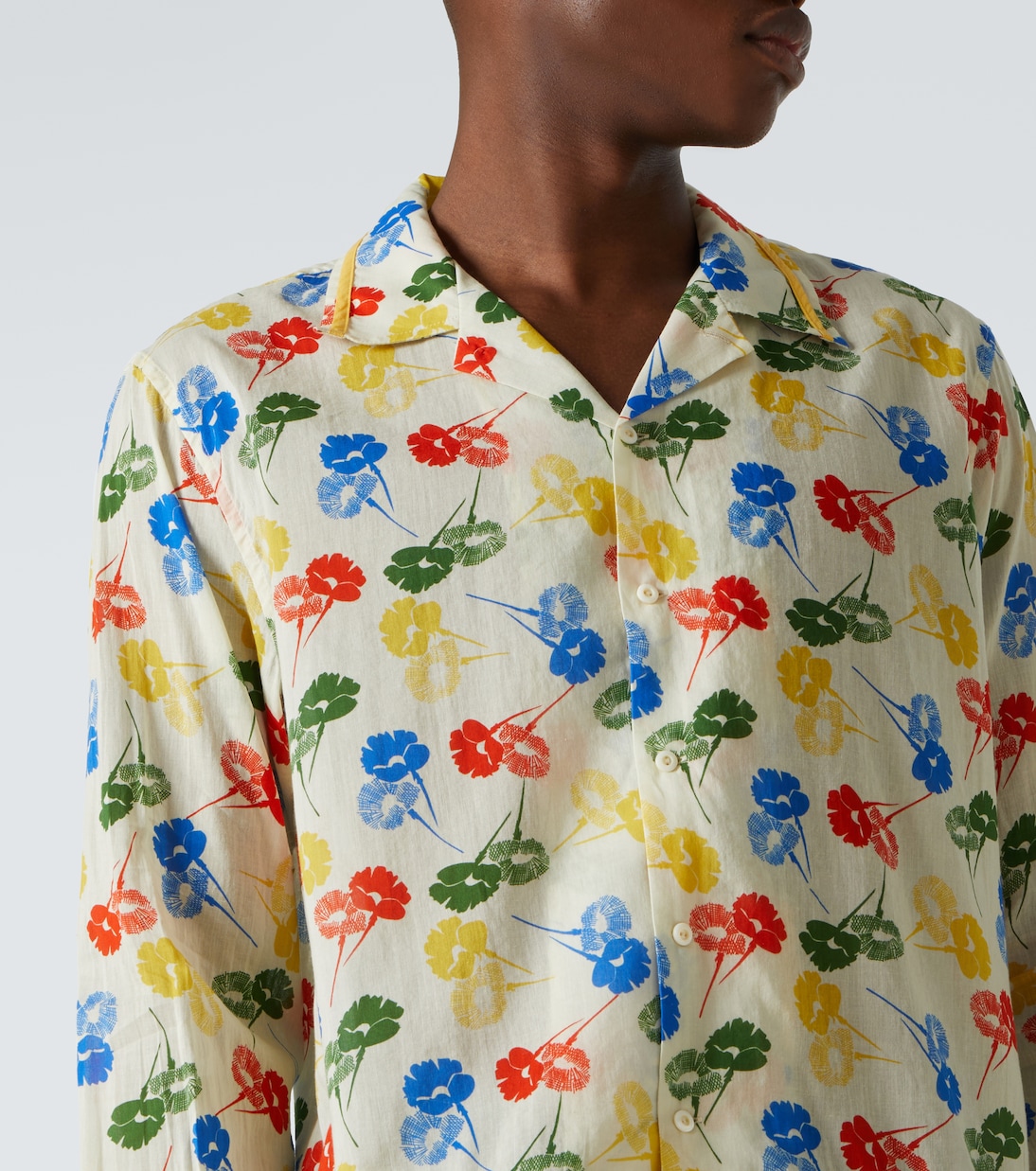 Camicia in cotone con stampa | Bode