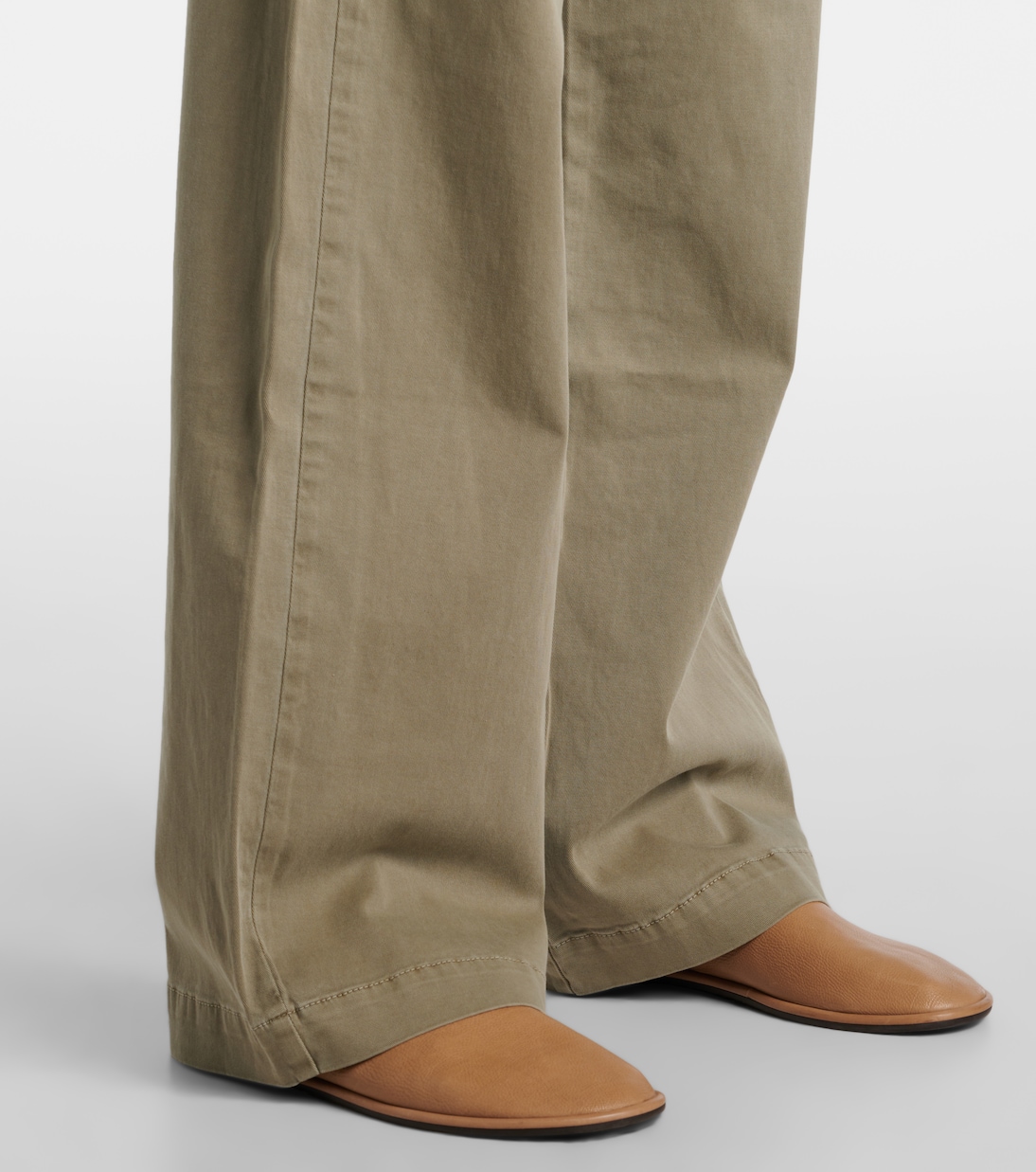 Weite Hose Naya aus Baumwoll-Twill | Velvet