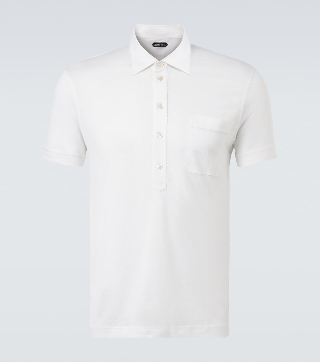 Polo in seta e lino | Tom Ford