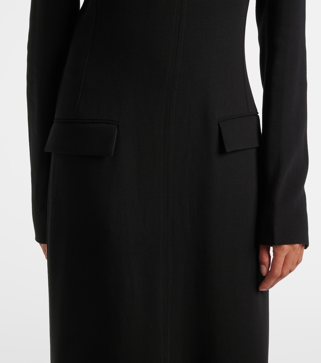 Maxikleid aus Crêpe | Toteme