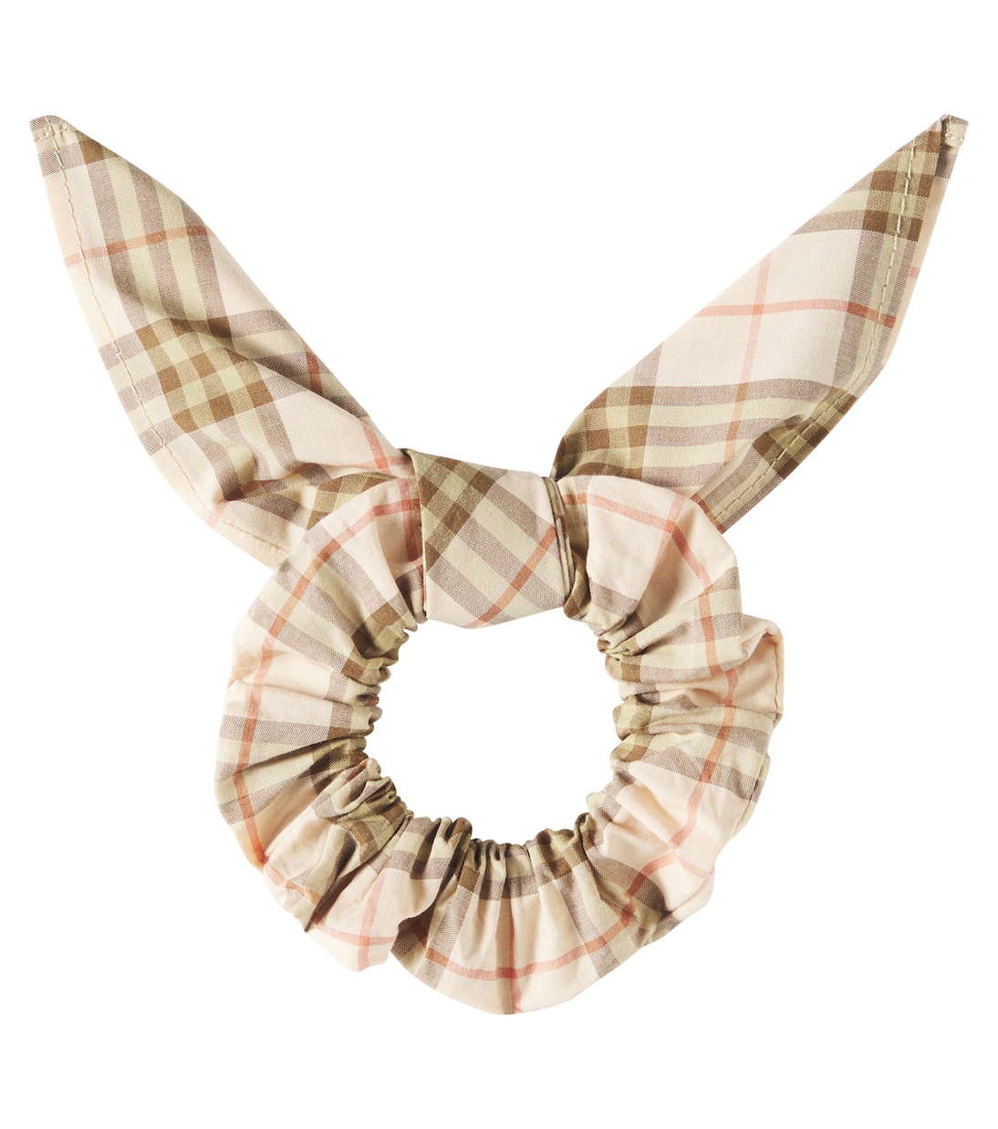 Scrunchie in cotone Burberry Check | Burberry Kids