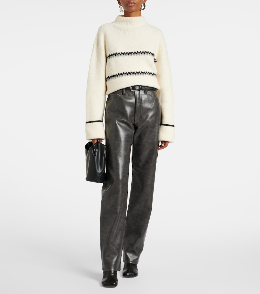 White Label Anne Fair Isle wool-blend sweater | Proenza Schouler