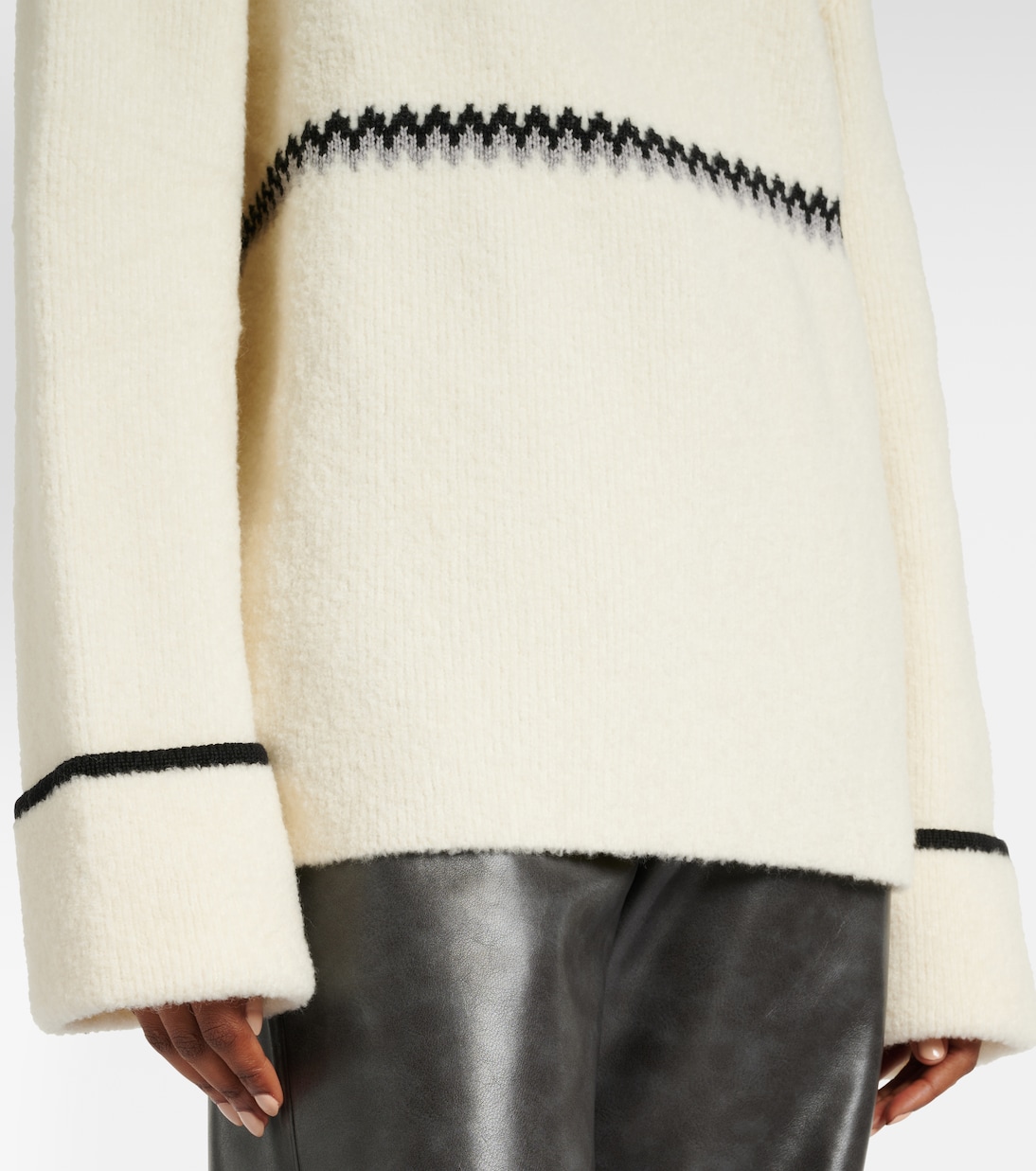 White Label Anne Fair Isle wool-blend sweater | Proenza Schouler