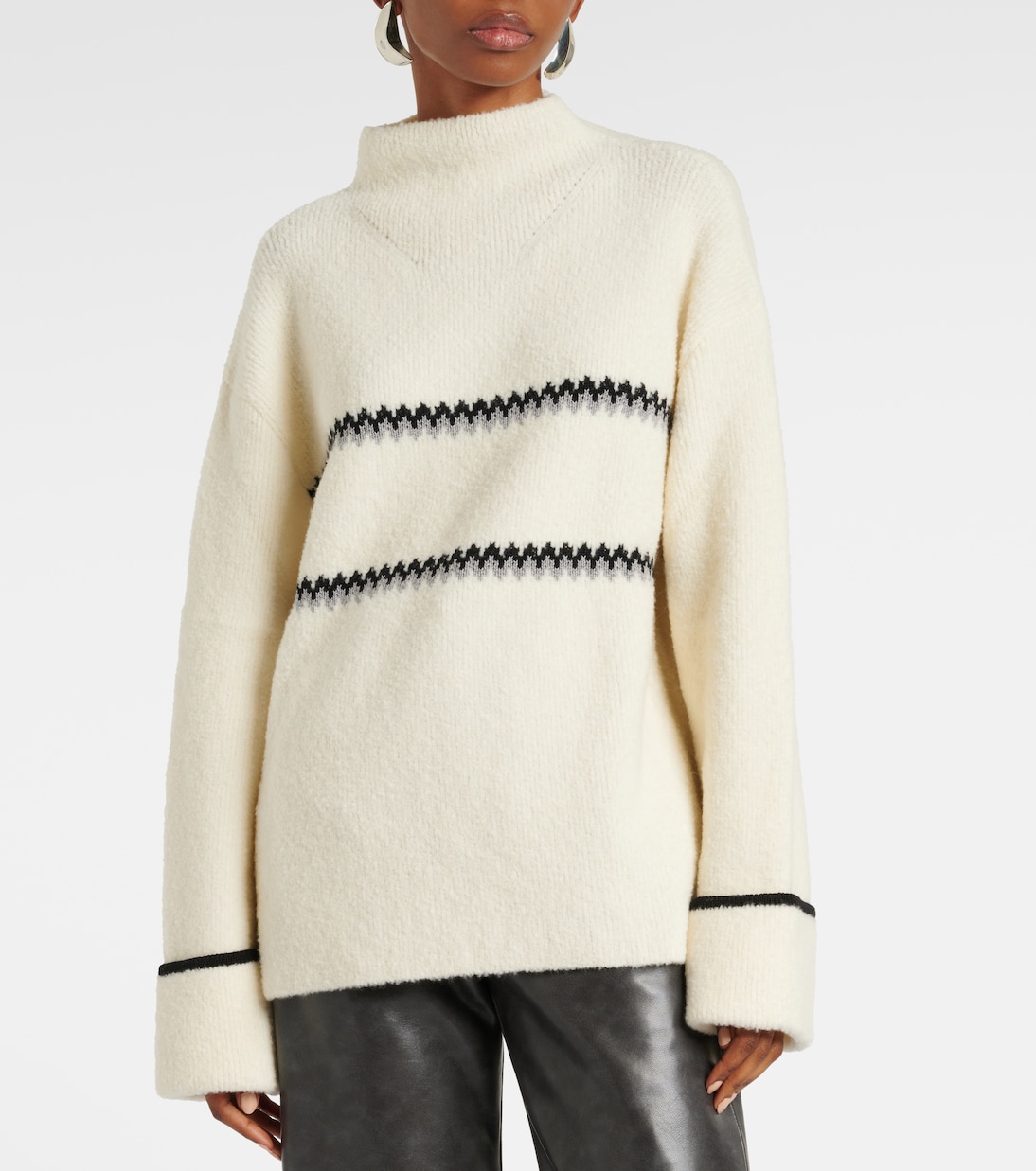 White Label Anne Fair Isle wool-blend sweater | Proenza Schouler