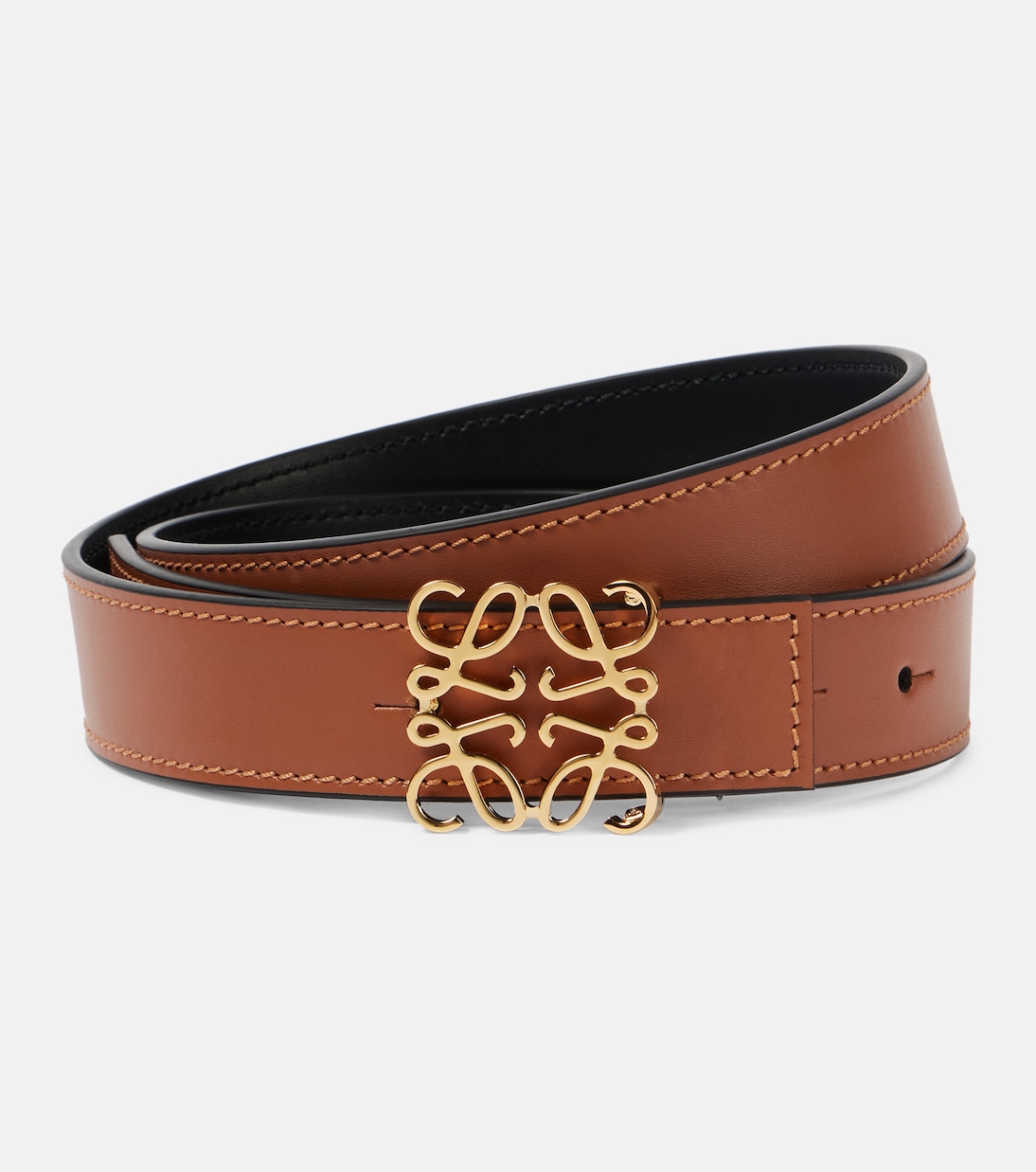 Cintura reversibile Anagram in pelle | Loewe