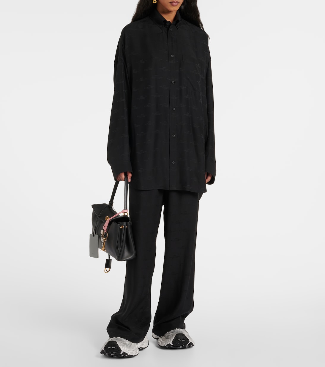 Pantalon de pyjama en soie | Balenciaga