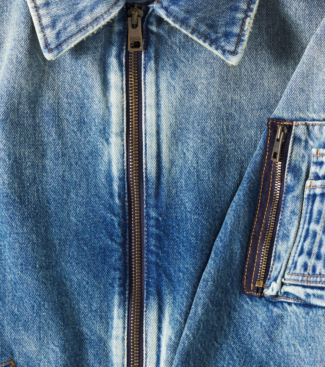 Denim bomber jacket | Dolce&Gabbana Kids