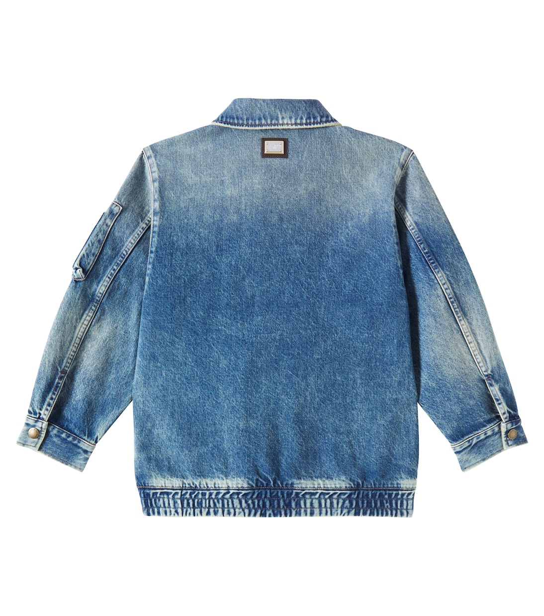 Denim bomber jacket | Dolce&Gabbana Kids