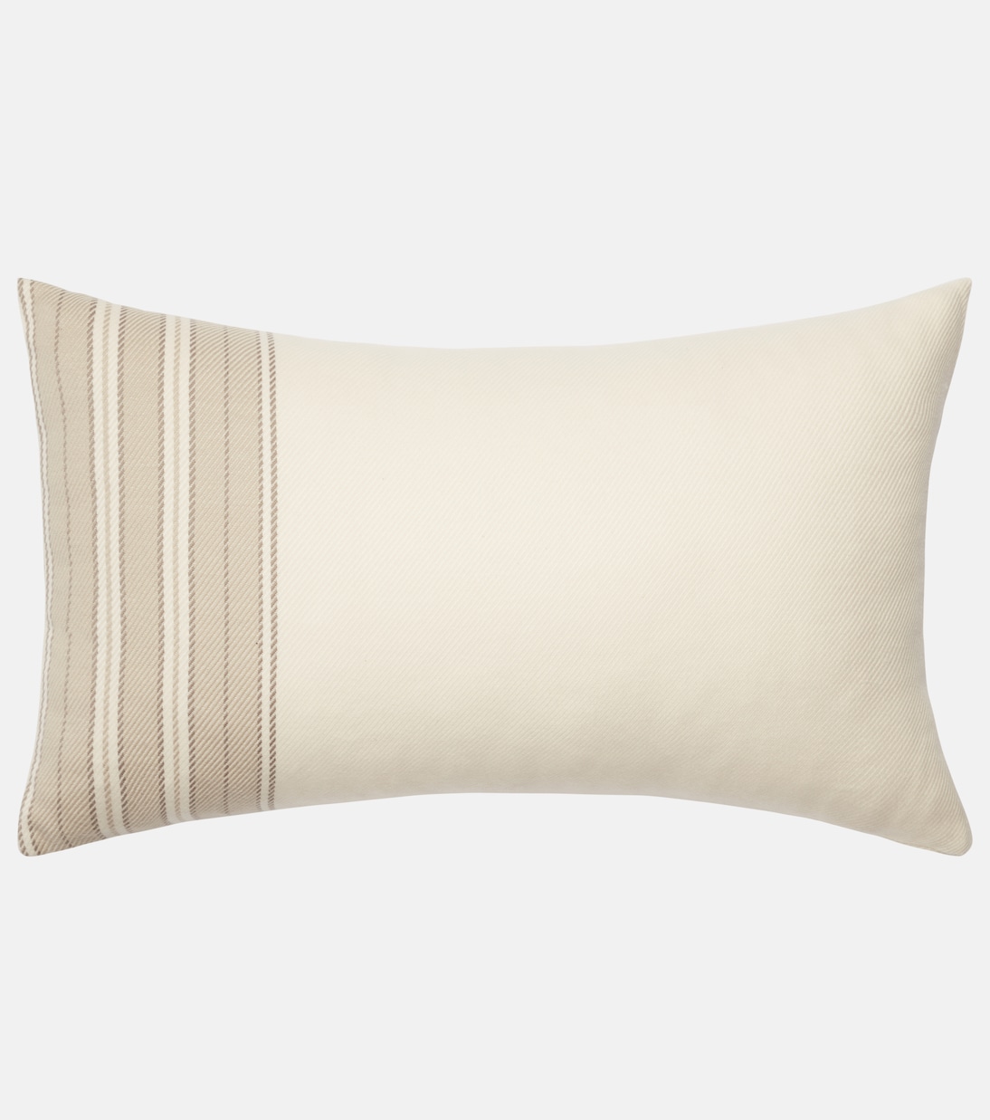 Cuscino in cotone e cashmere a righe | Loro Piana