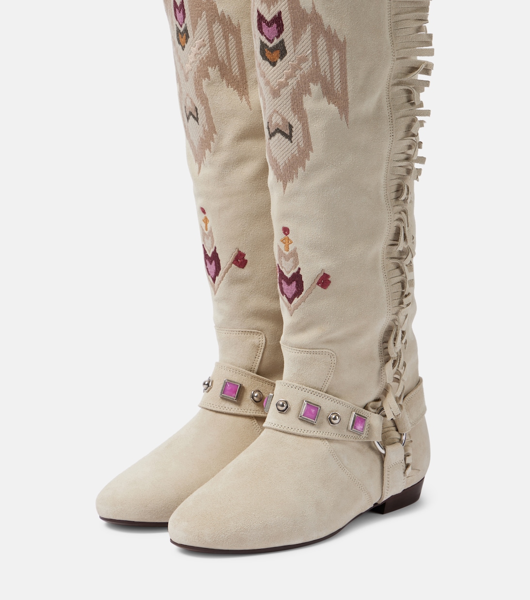 Botas altas Soksa de ante adornadas | Isabel Marant