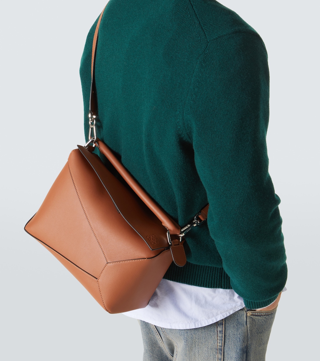 Tote Puzzle Small aus Leder | Loewe