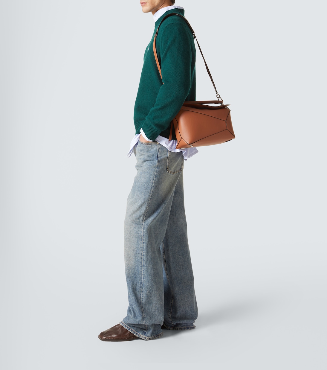 Tote Puzzle Small aus Leder | Loewe