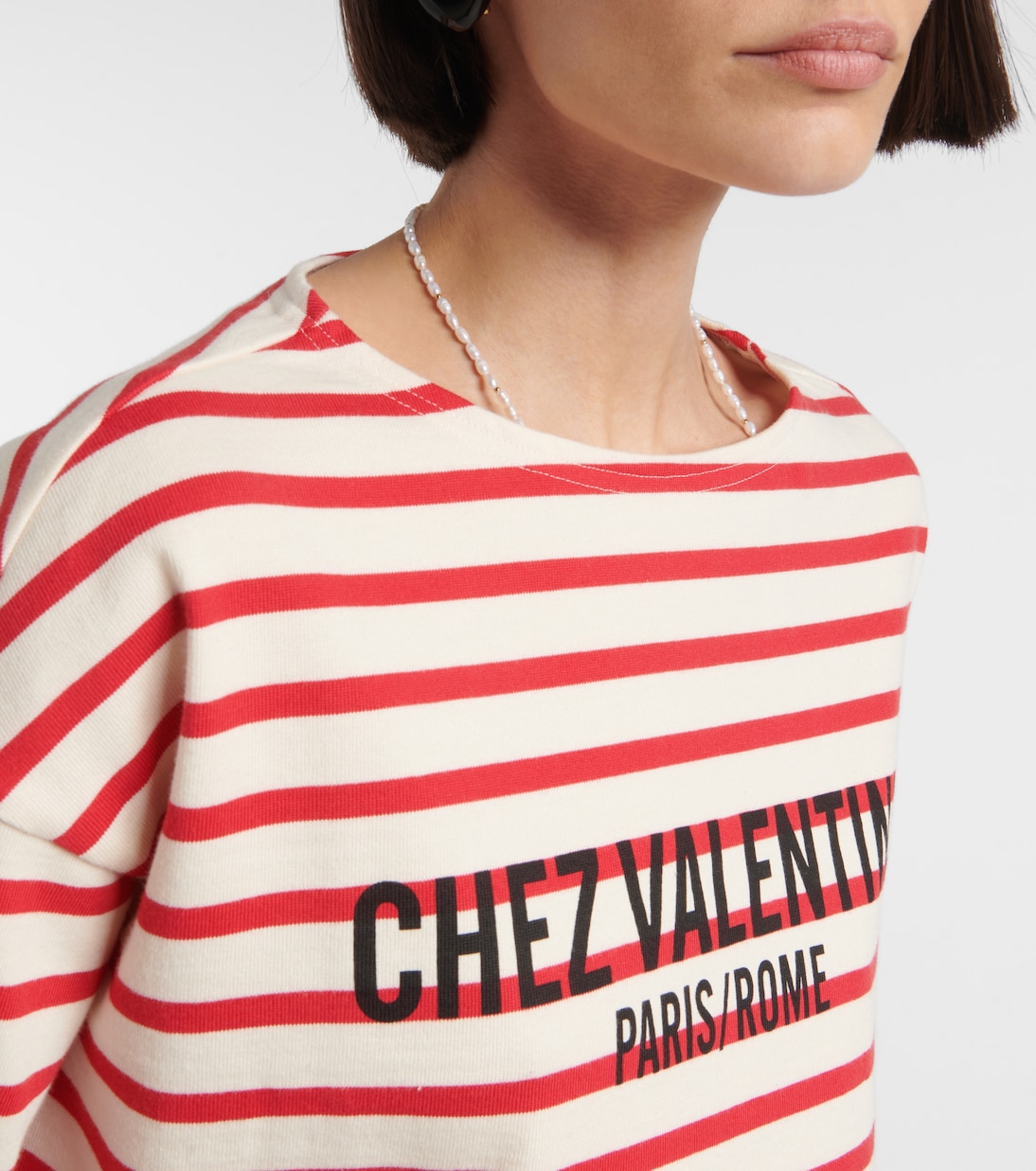 Camiseta Chez Valentino de algodón | Valentino