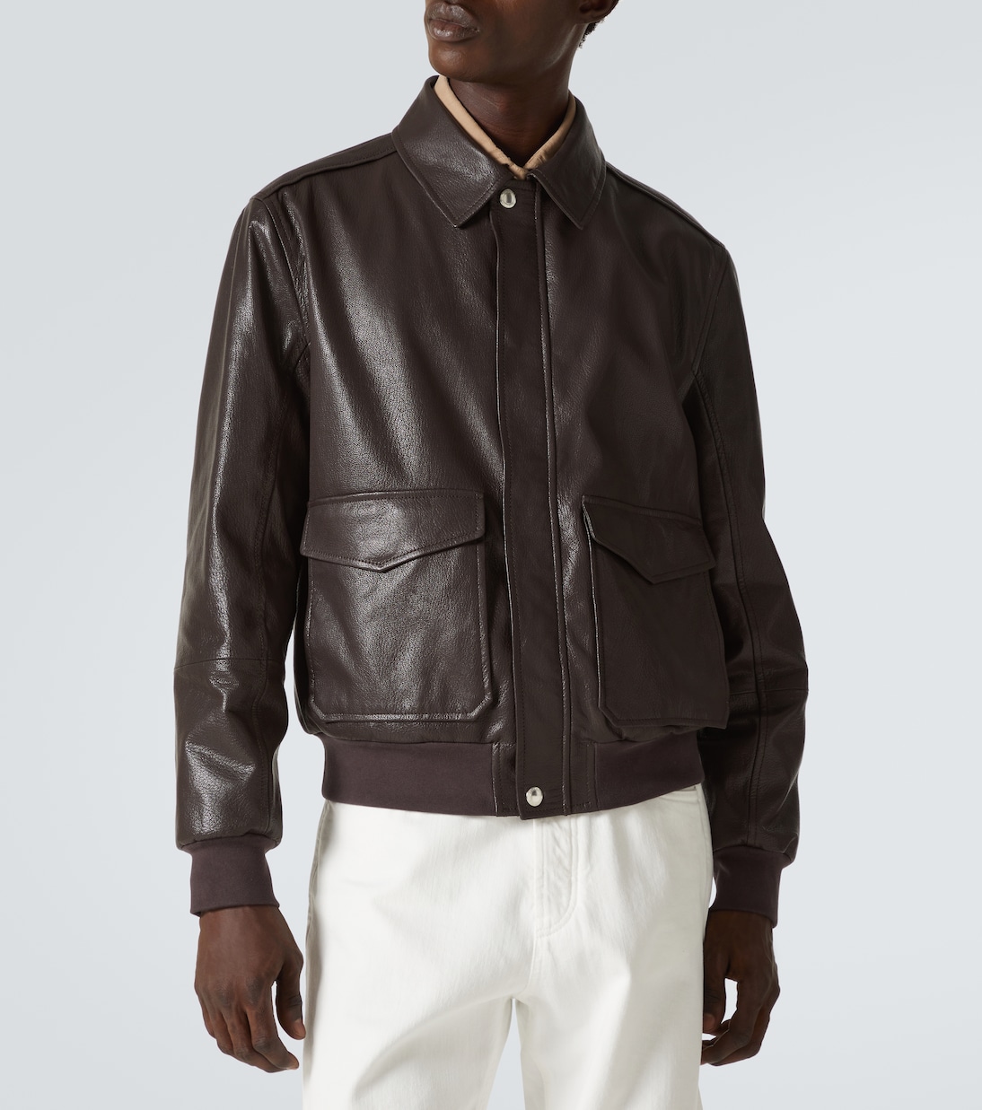 Blouson aus Leder | Brunello Cucinelli
