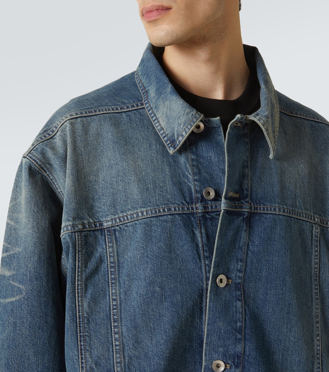 Jeansjacke Jumbo Worker | DRKSHDW by Rick Owens