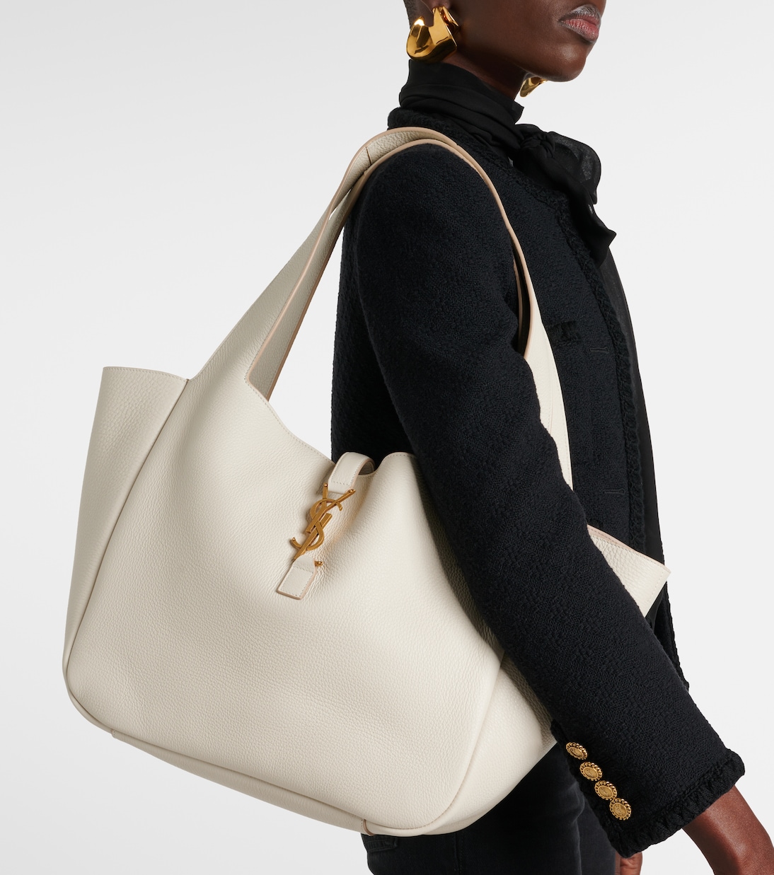 Sac Le 5 à 7 Bea Large en cuir | Saint Laurent