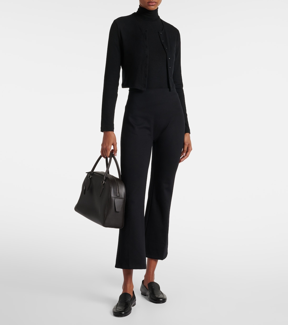Pantalon évasé raccourci | Leset