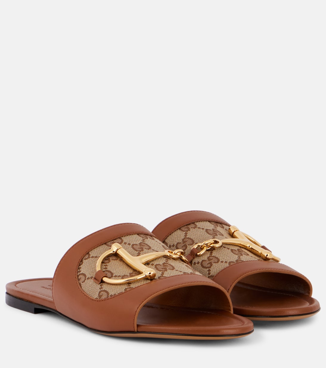 Sandali Horsebit GG in pelle | Gucci