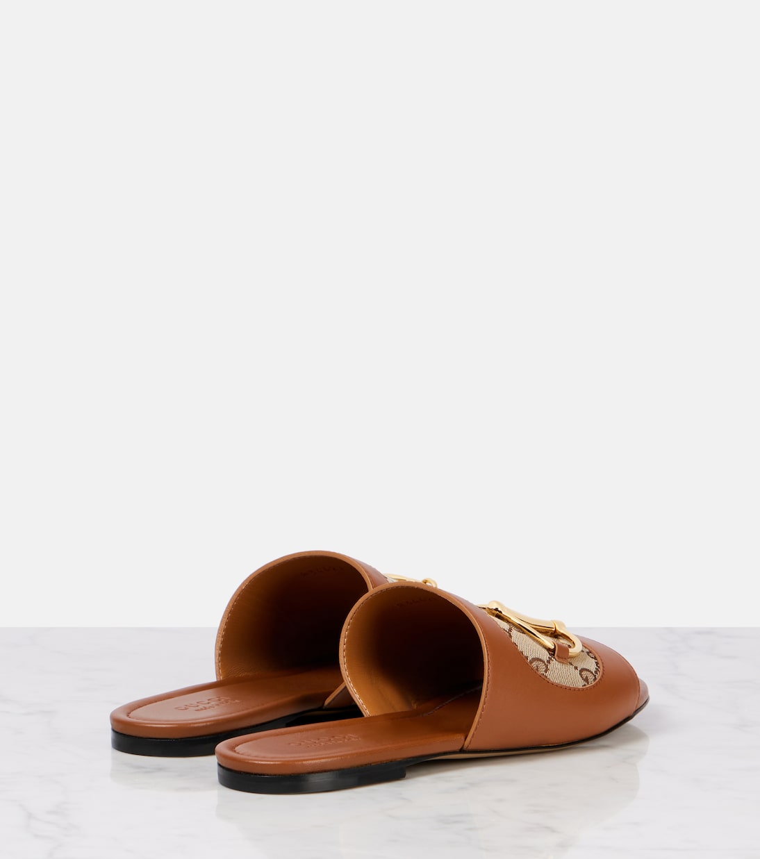 Sandali Horsebit GG in pelle | Gucci