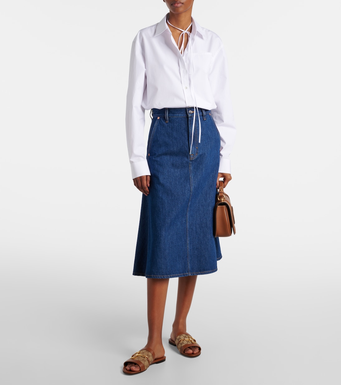 Sandali Horsebit GG in pelle | Gucci