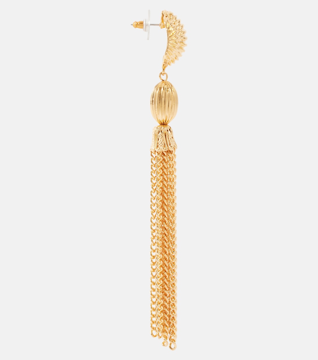Orecchini pendenti Arthella bagnati in oro | Jennifer Behr