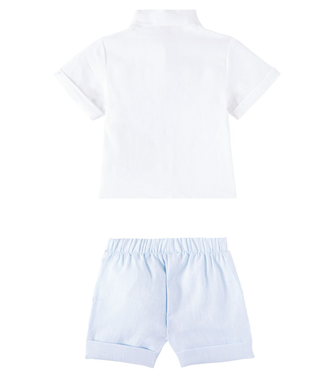 Baby - Camicia e shorts in lino | Il Gufo