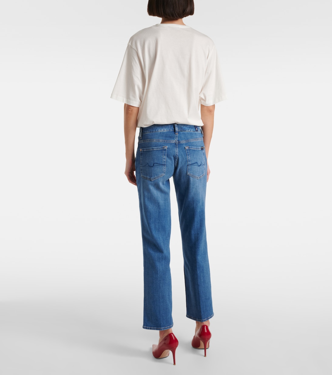 Jeans regular Calie a vita media | 7 For All Mankind