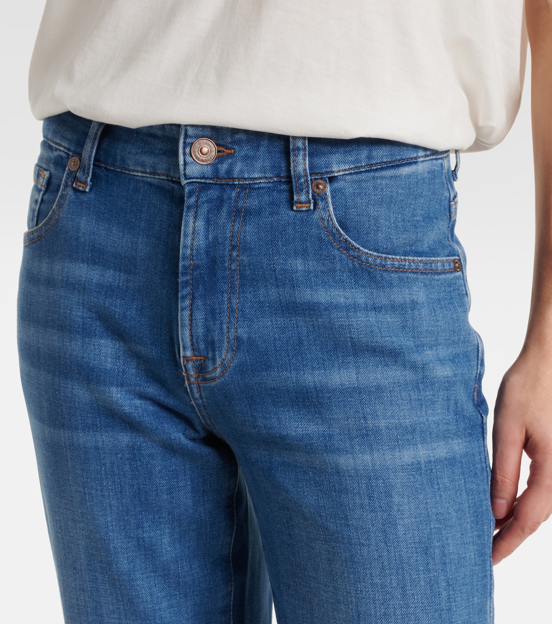 Jeans regular Calie a vita media | 7 For All Mankind