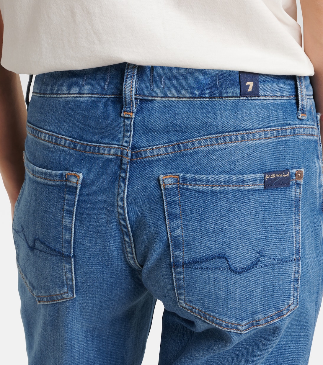 Jeans regular Calie a vita media | 7 For All Mankind