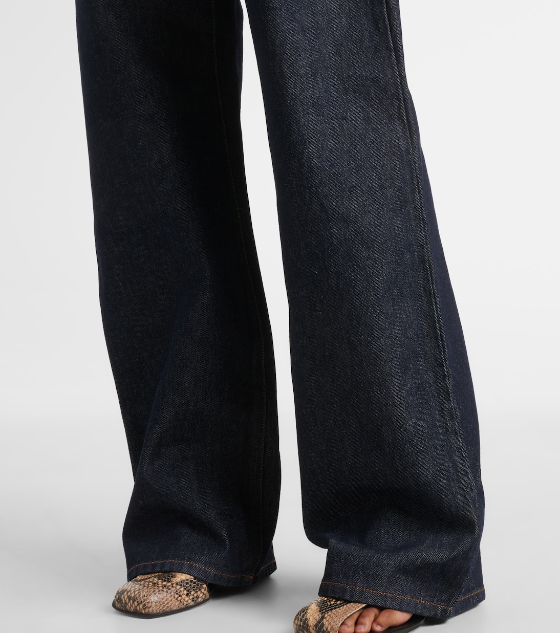 Jeans a gamba larga e vita alta | Dries Van Noten