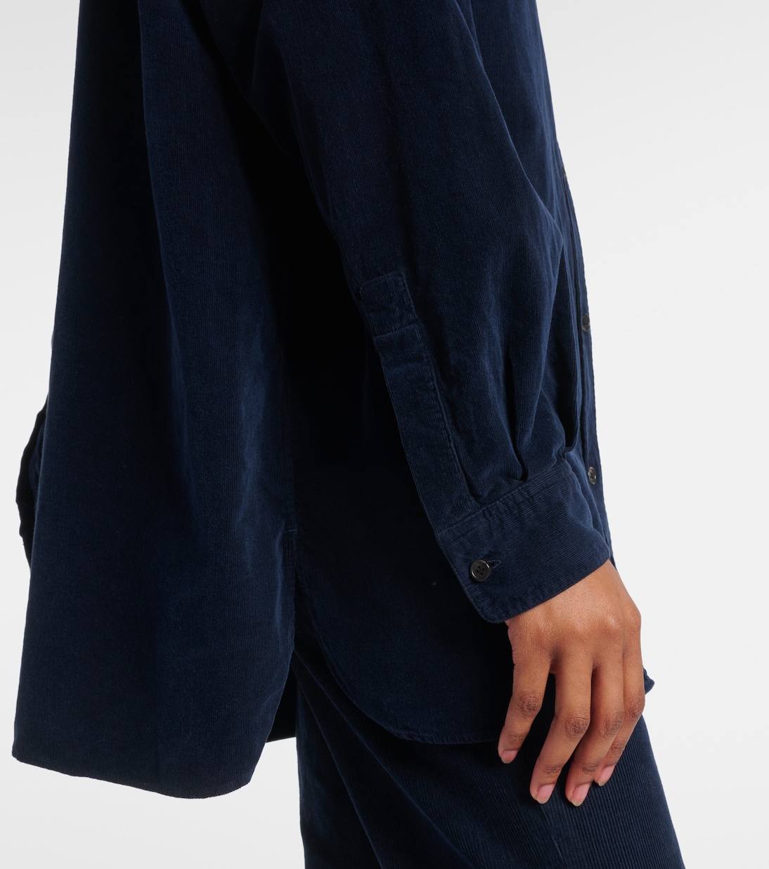 Camicia Nesson in velluto di cotone a coste | The Row