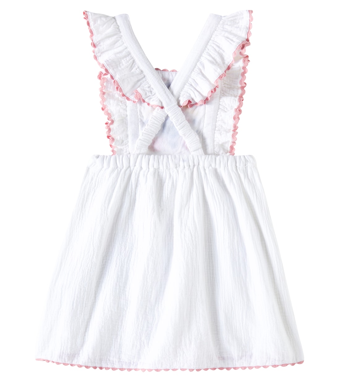 Besticktes Kleid Huguette aus Baumwoll-Gaze | Louise Misha