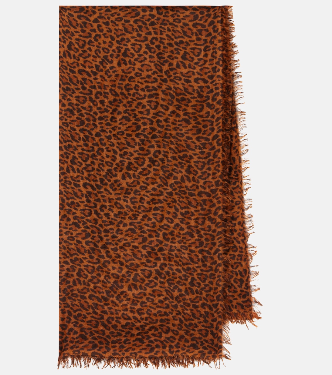 Écharpe en cachemire et laine à motif léopard | Isabel Marant