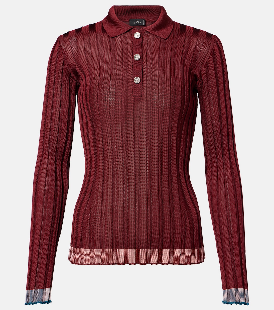 Polopullover aus Rippstrick | Etro