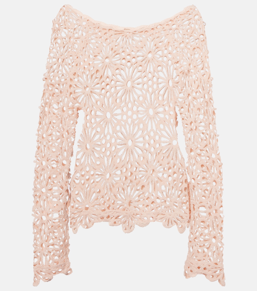 Top Raglan aus Häkelstrick | Norma Kamali
