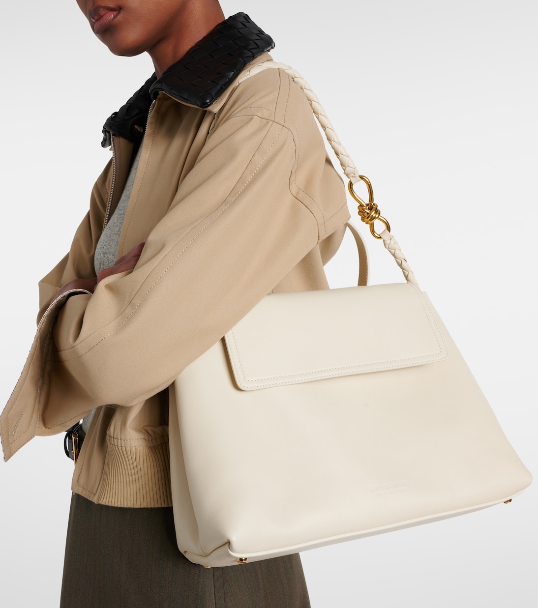Ciao Ciao Medium leather tote bag | Bottega Veneta