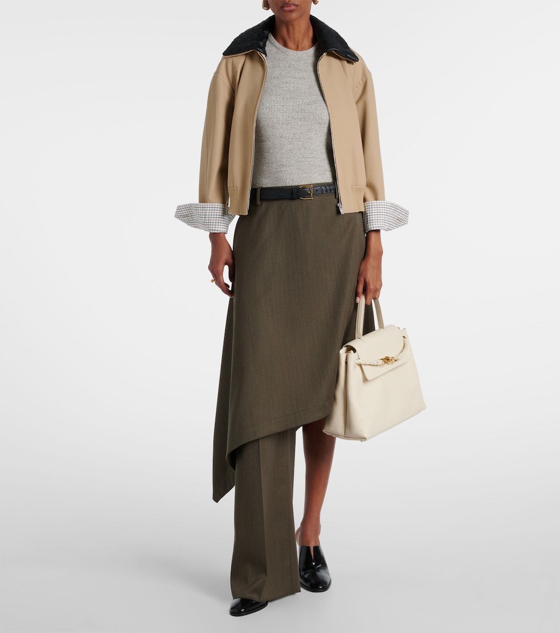 Ciao Ciao Medium leather tote bag | Bottega Veneta