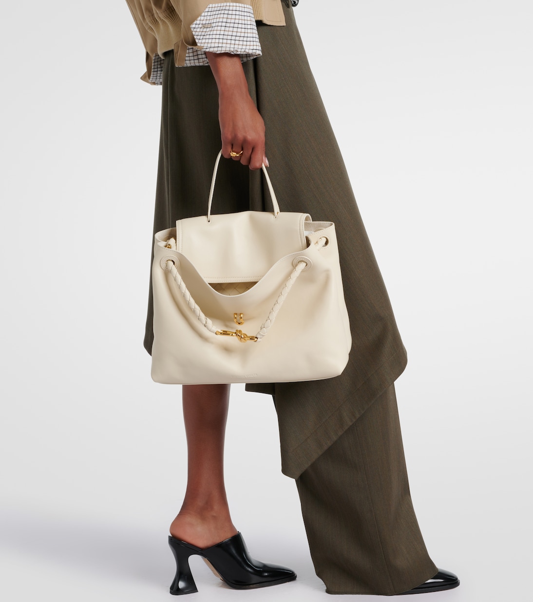 Ciao Ciao Medium leather tote bag | Bottega Veneta