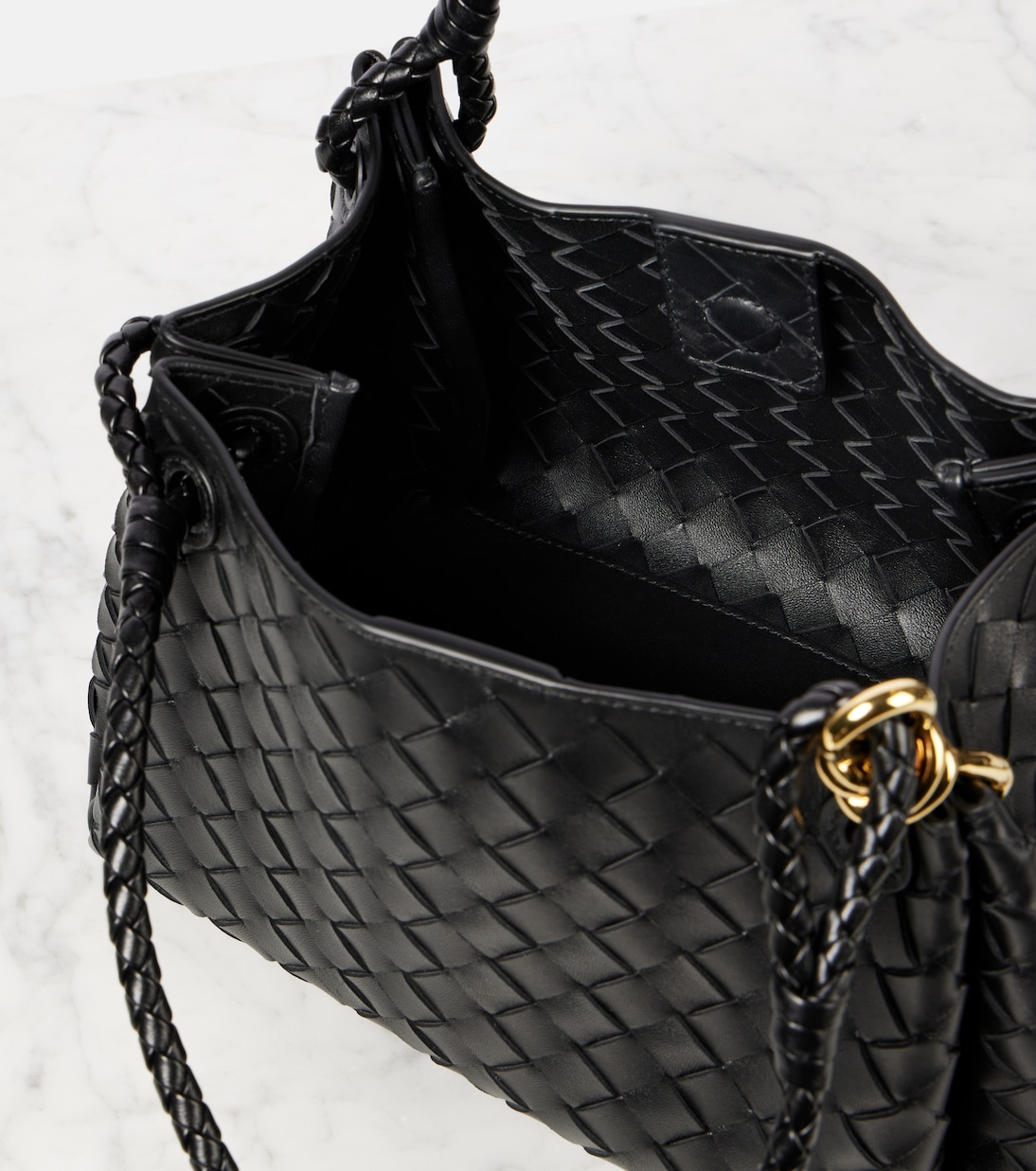Tote Parachute Medium aus Leder | Bottega Veneta
