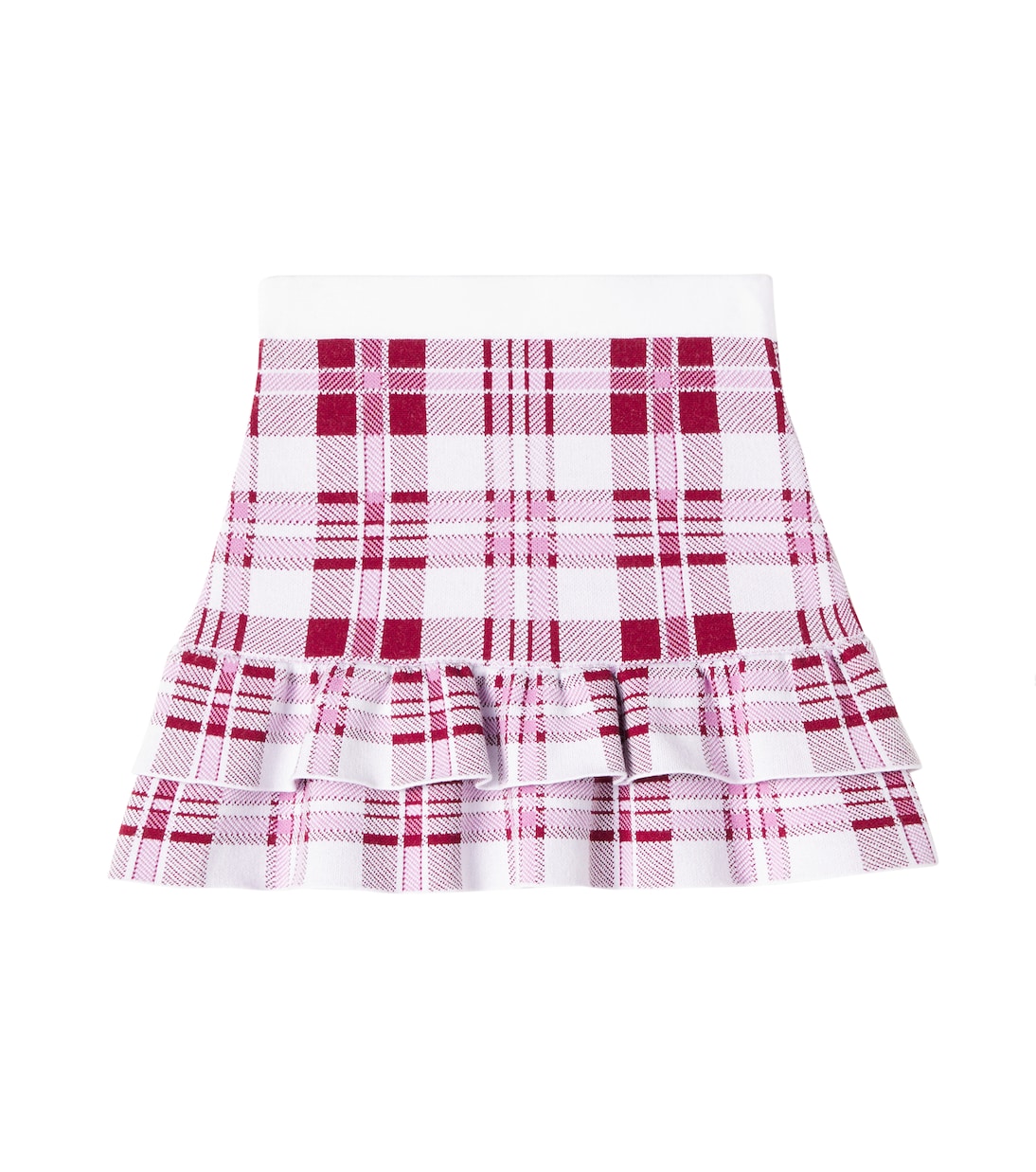 Ruffled checked skirt | Self-Portrait Kids