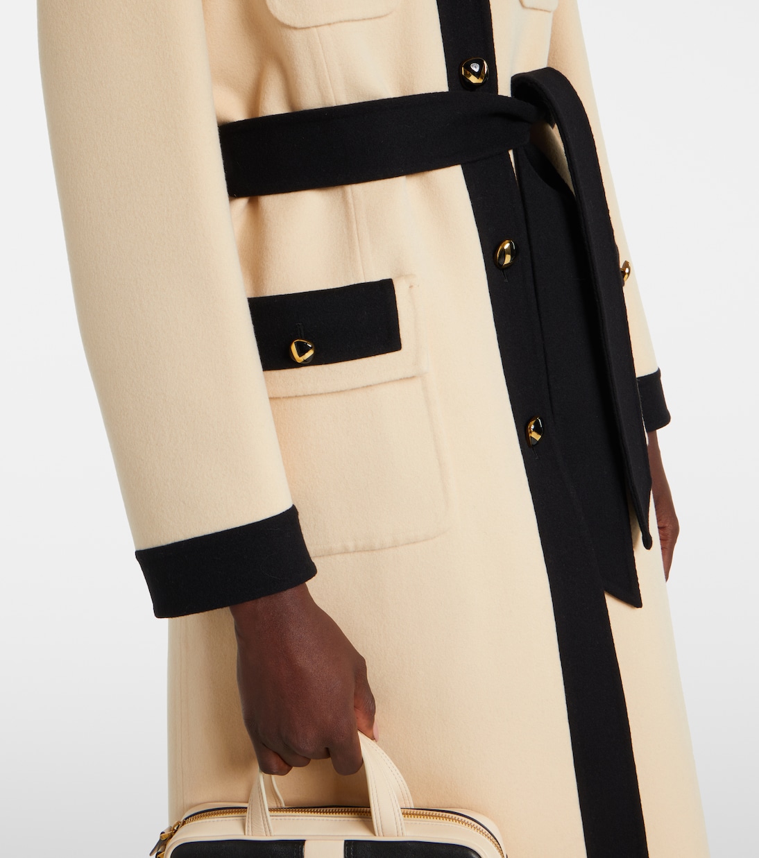 Belted wool and cashmere coat | Valentino