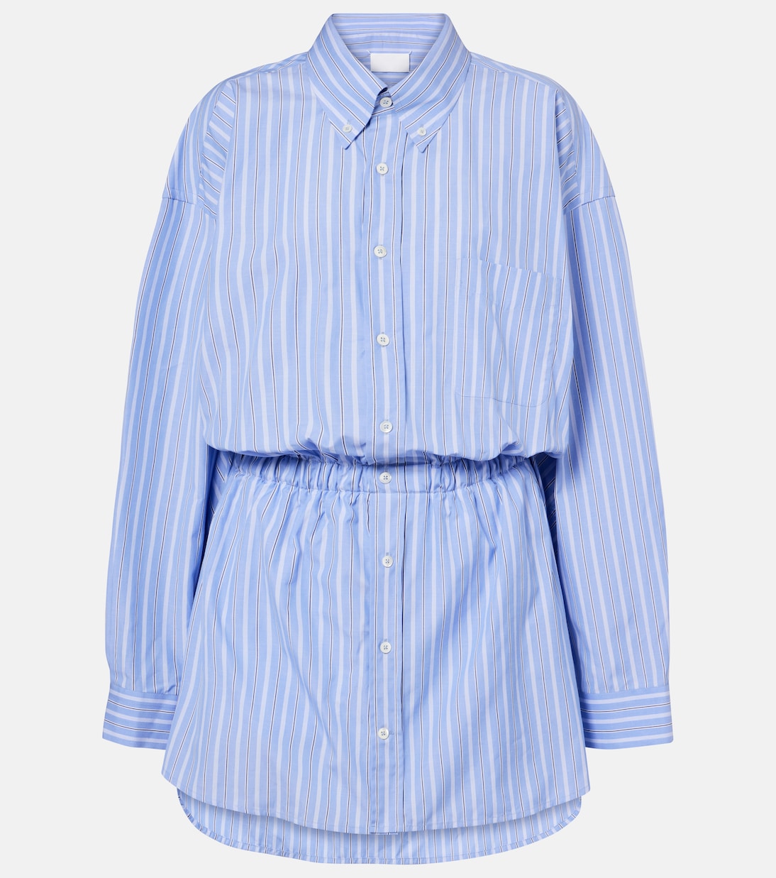 Striped cotton poplin jumpsuit | Maison Margiela