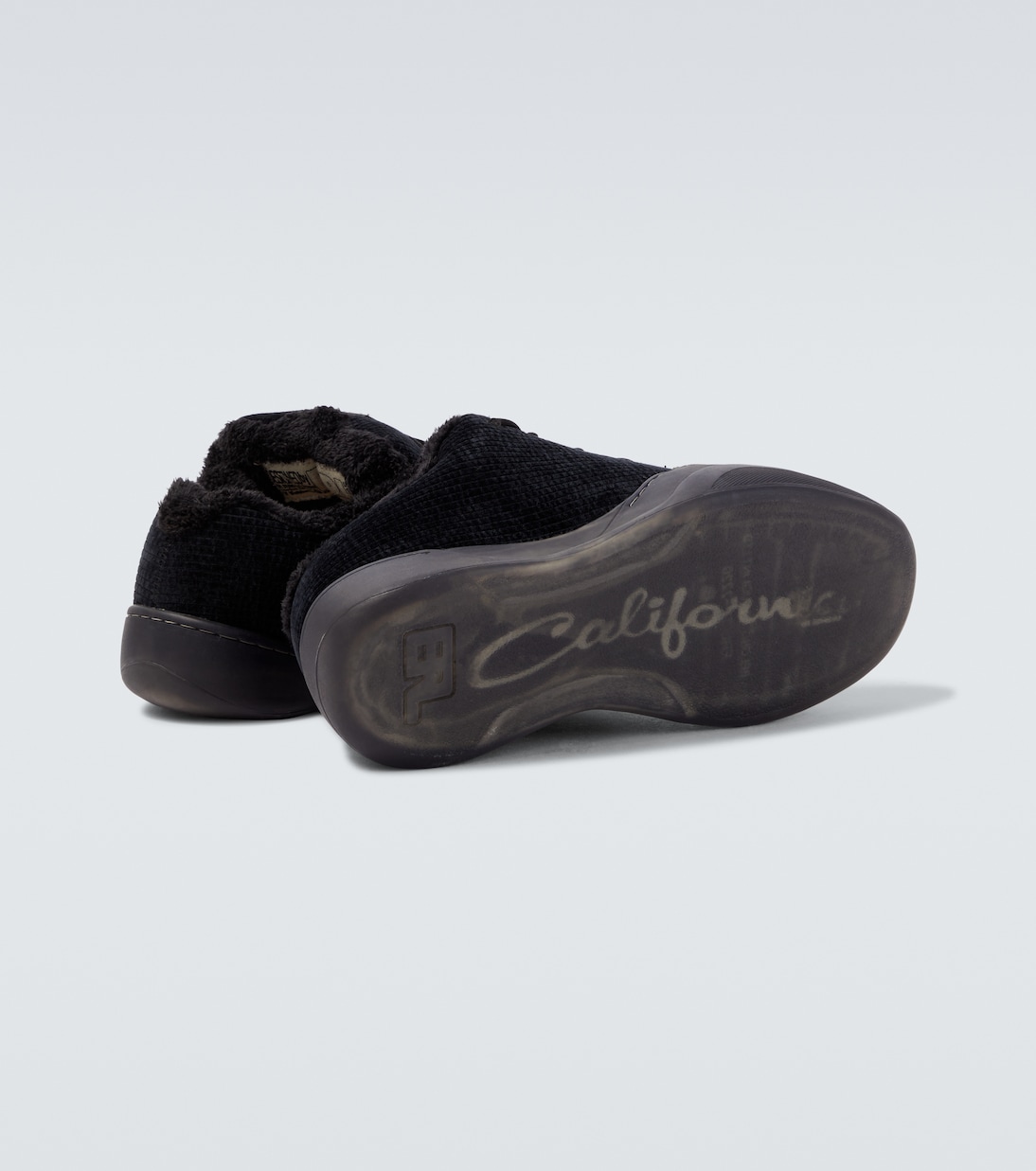 Vamp terry-lined corduroy sneakers | ERL