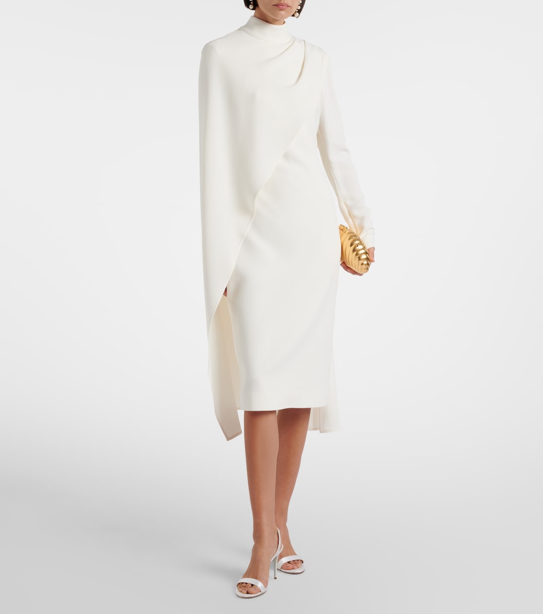 Caped cady cocktail dress | Elie Saab