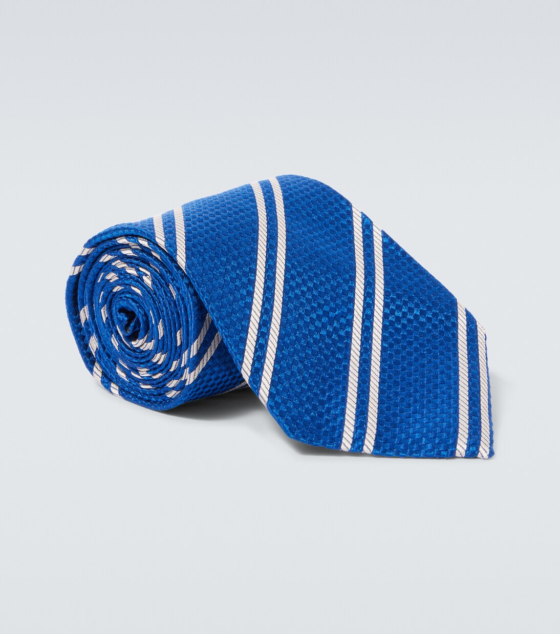 Striped silk twill tie | Tom Ford